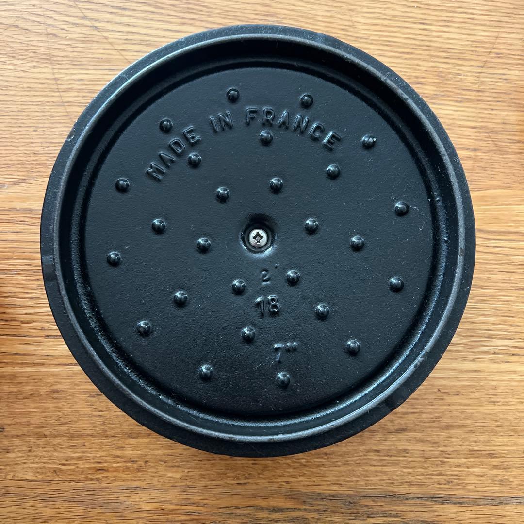 STAUB ラ・ココット 鍋 赤　18センチ