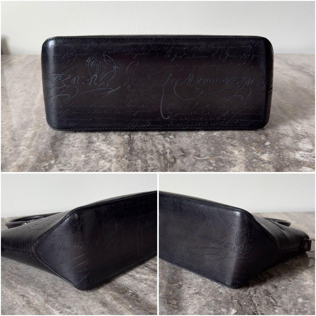 定価46.2万円 ベルルッティ トゥジュールXS スクリットレザートートバッグ