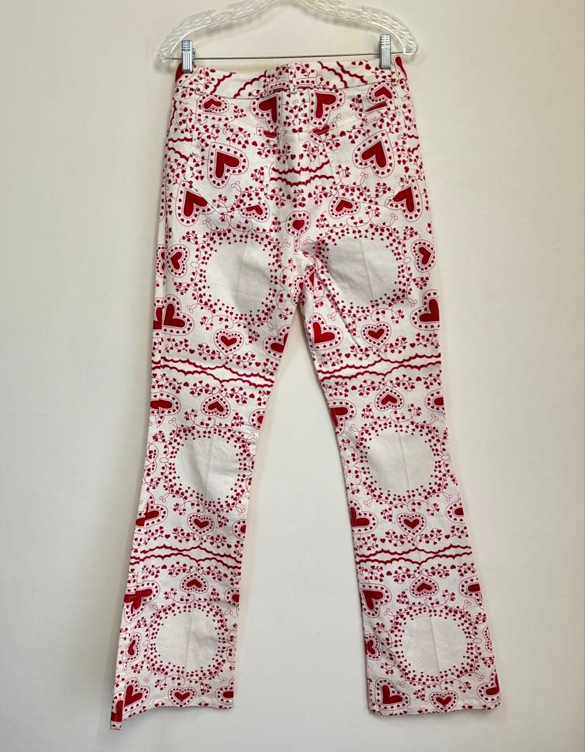 John Galliano 1997 バンダナ模様　ハート　パンツ