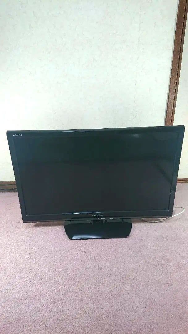 美品！ 24型ワイド シャープ 液晶テレビ リモコン付き