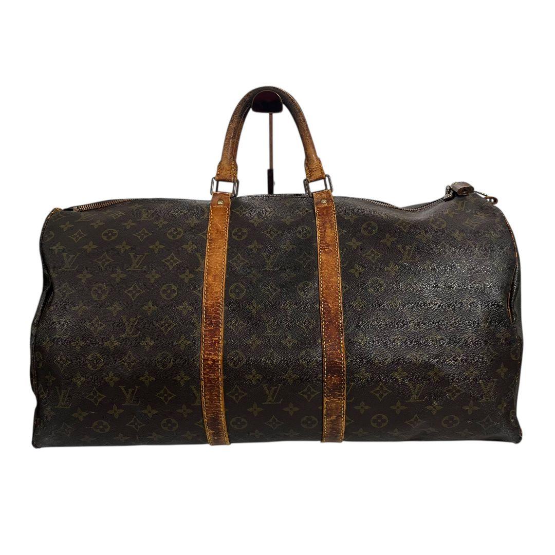 【鑑定済】ルイヴィトン　モノグラム　キーポル55　ボストンバッグ　旅行用バッグ