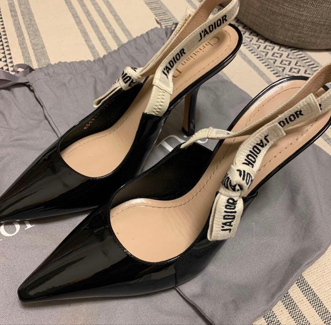 Christian Dior ブラック ハイヒール J'ADIOR