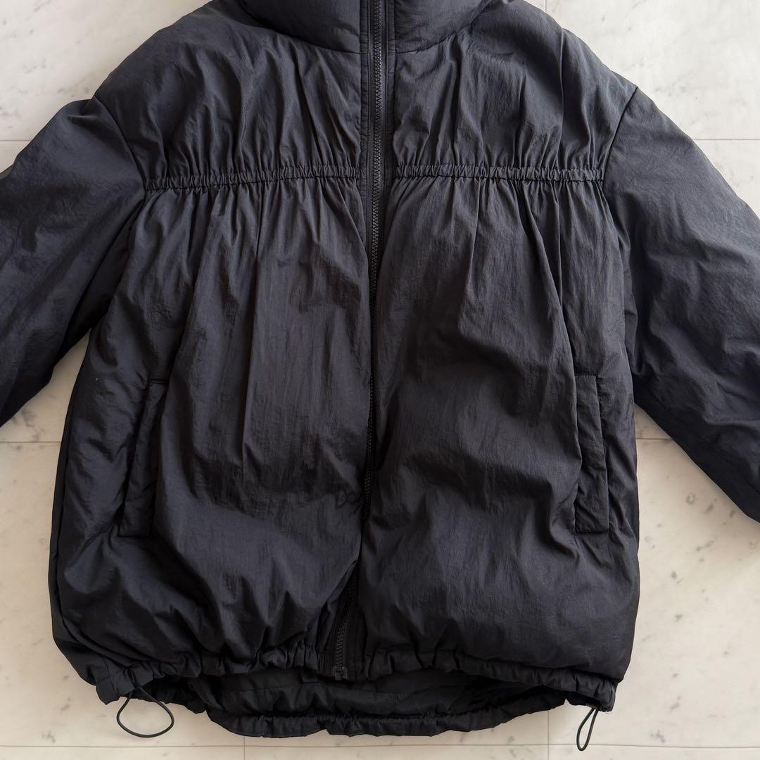 美品 B&Yユナイテッドアローズ スタンドカラーオーバーサイズダウンジャケット