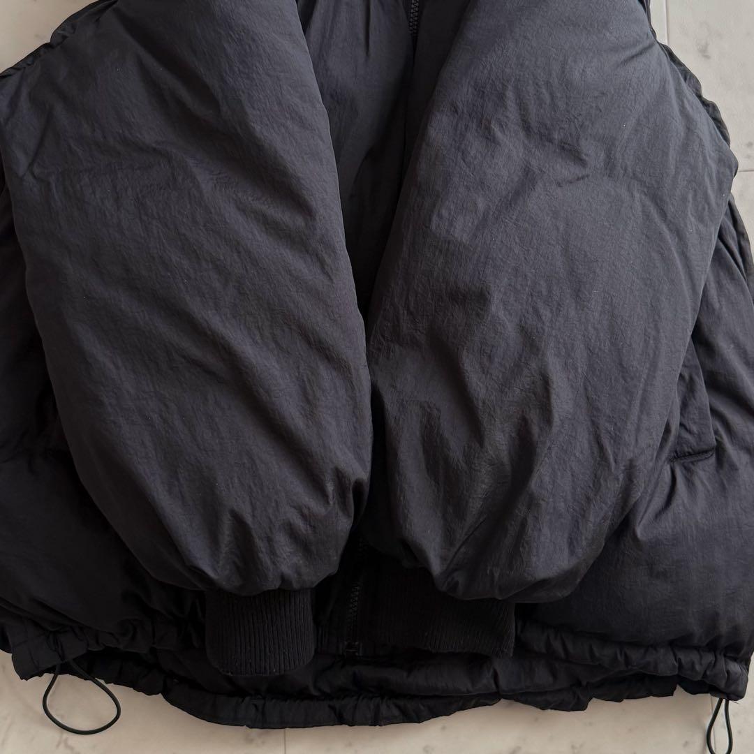 美品 B&Yユナイテッドアローズ スタンドカラーオーバーサイズダウンジャケット