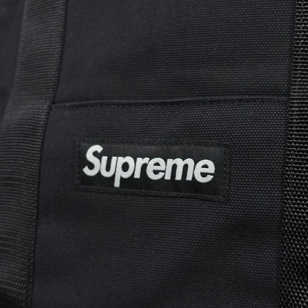 plumSupreme キャンバス トートバッグ ブラック 2020AW