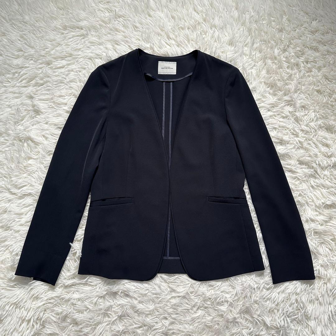 【美品】 グリーンレーベルリラクシング　サラフールノーラペルジャケット　パンツ