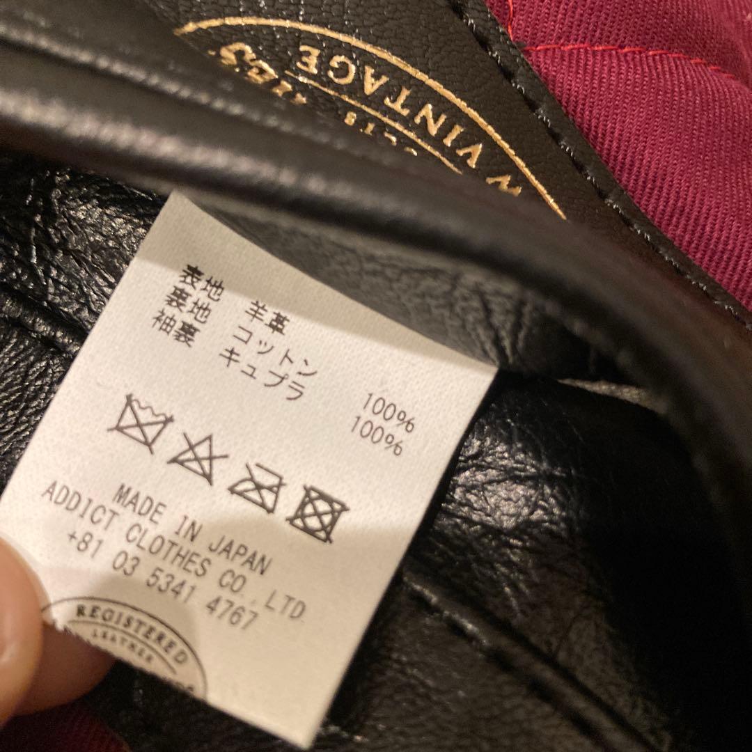 ジャケット・アウター ADDITCT CLOTHES AD-01 CENTER ZIP JA 40