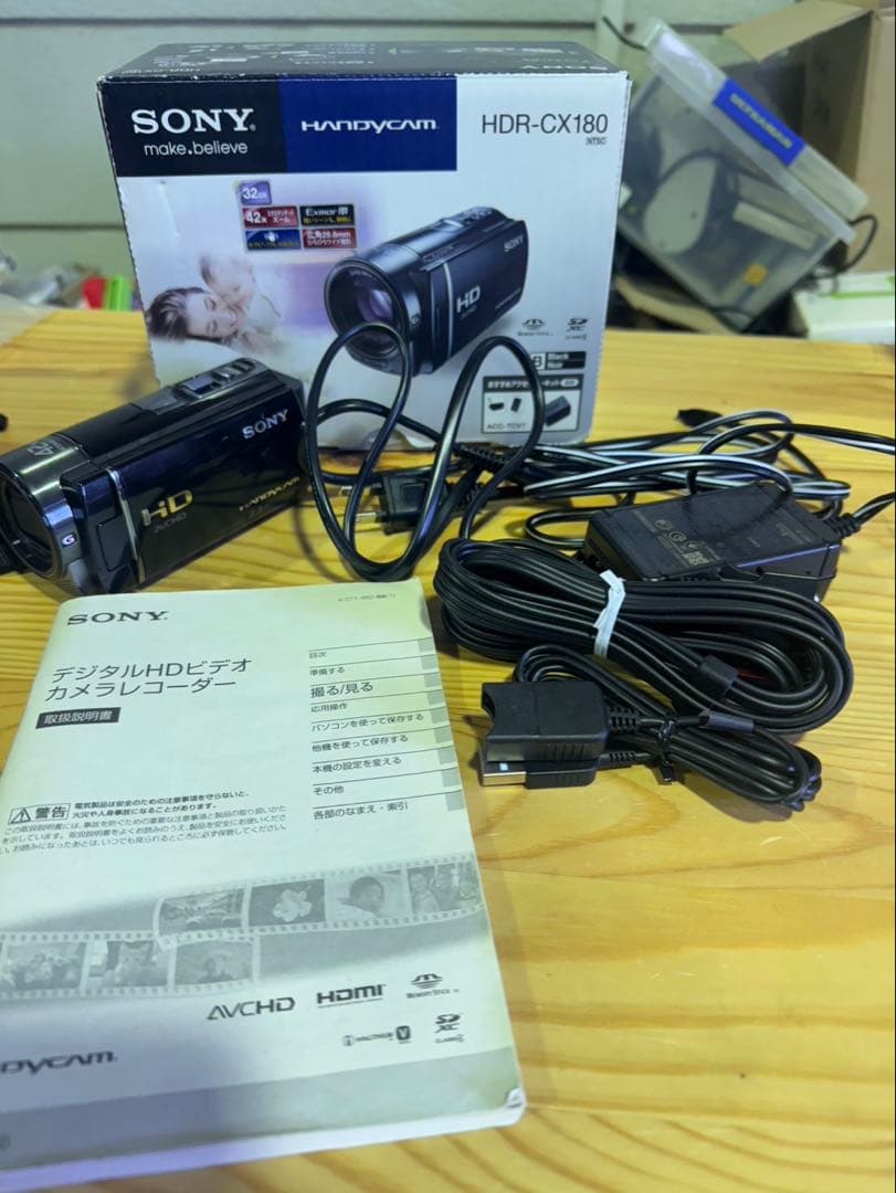 s2269 SONY HDR-CX180 ビデオカメラ 本体