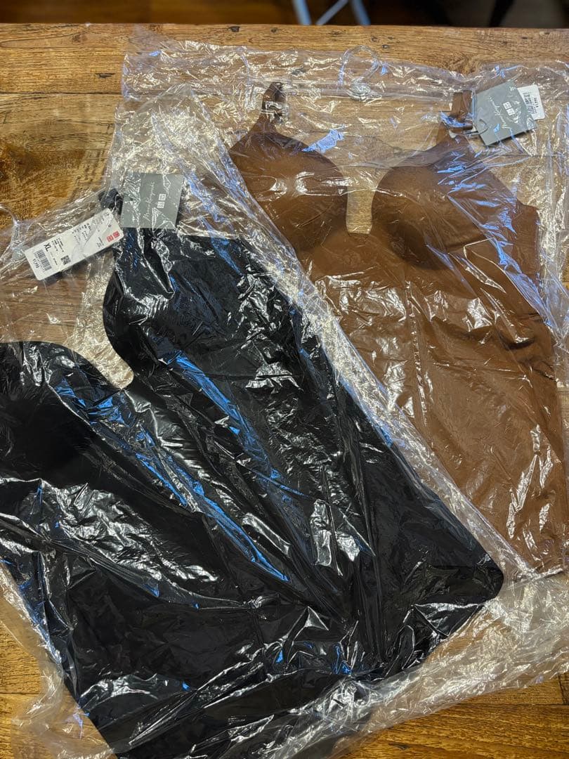 ユニクロ　マメクロゴウチ　エアリズムプランジブラキャミソールXL４枚セット新品