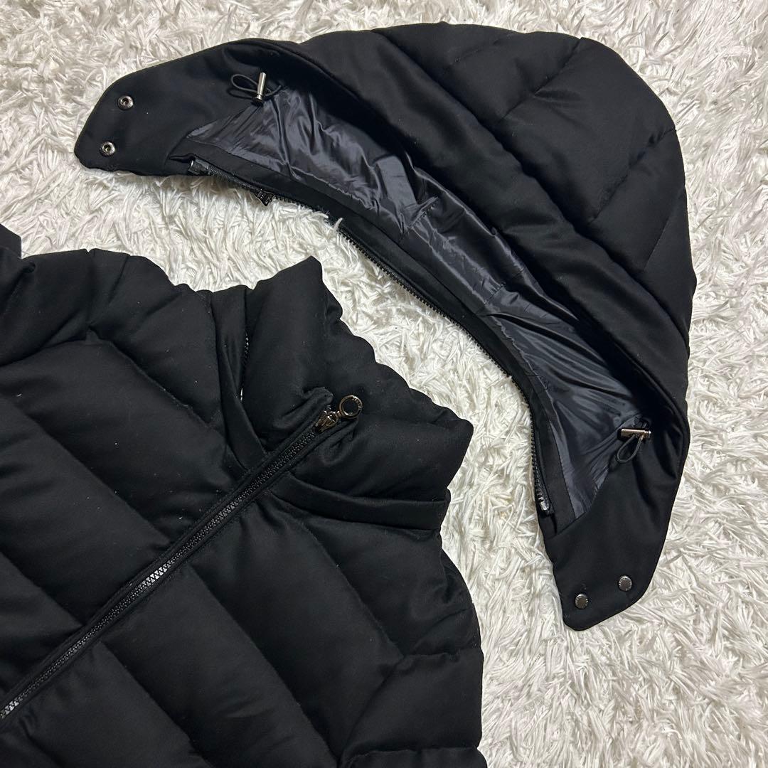 【人気】タトラス ダウンコート ロング フード ZEJA 黒　ブラック