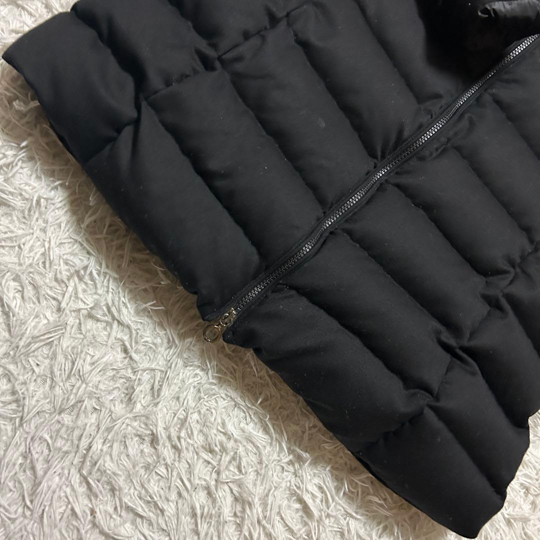 【人気】タトラス ダウンコート ロング フード ZEJA 黒　ブラック