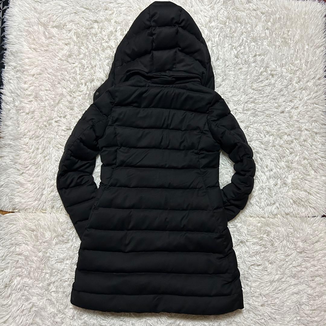 【人気】タトラス ダウンコート ロング フード ZEJA 黒　ブラック