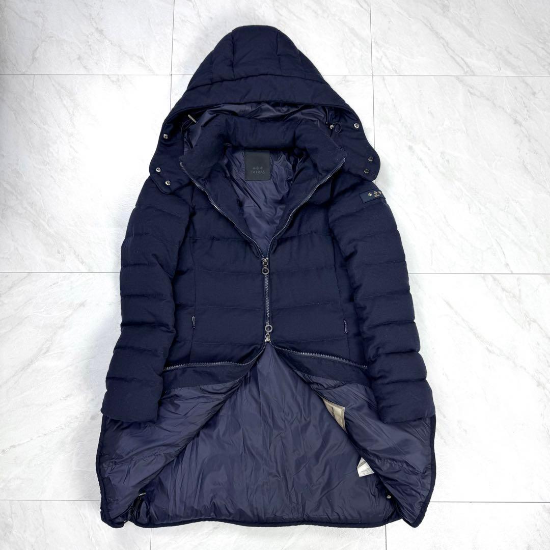 TATRAS LAVIANA ラヴィアナ ネイビー 2way ダウンコート 02