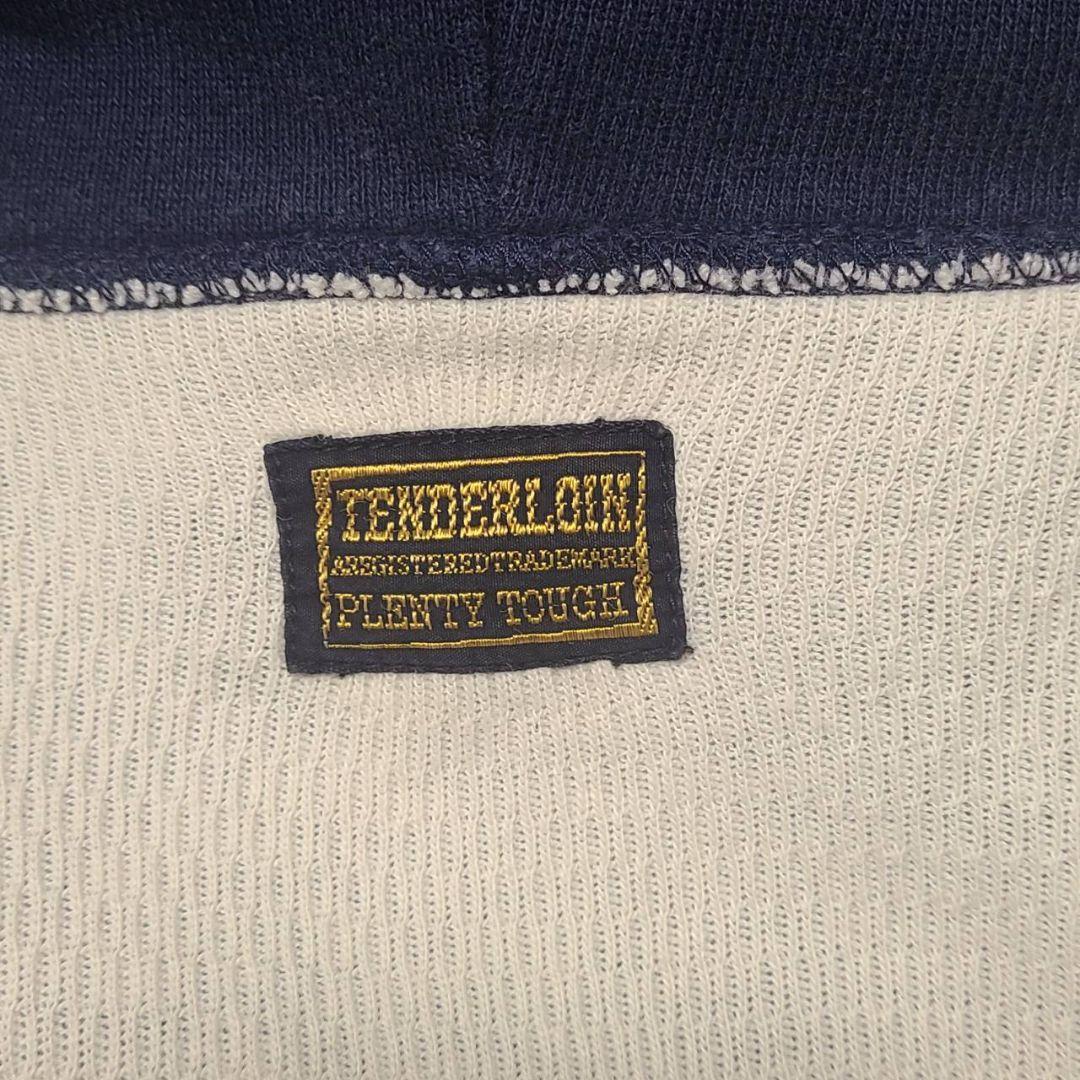 テンダーロイン スウェット ジップパーカー 羽織 M ネイビー 長袖 シンプル