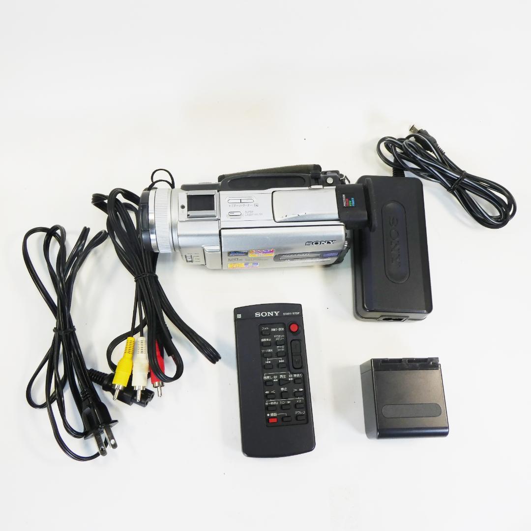動作品ソニー DCR-TRV10 Mini DVビデオカメラDVDダビングに最適