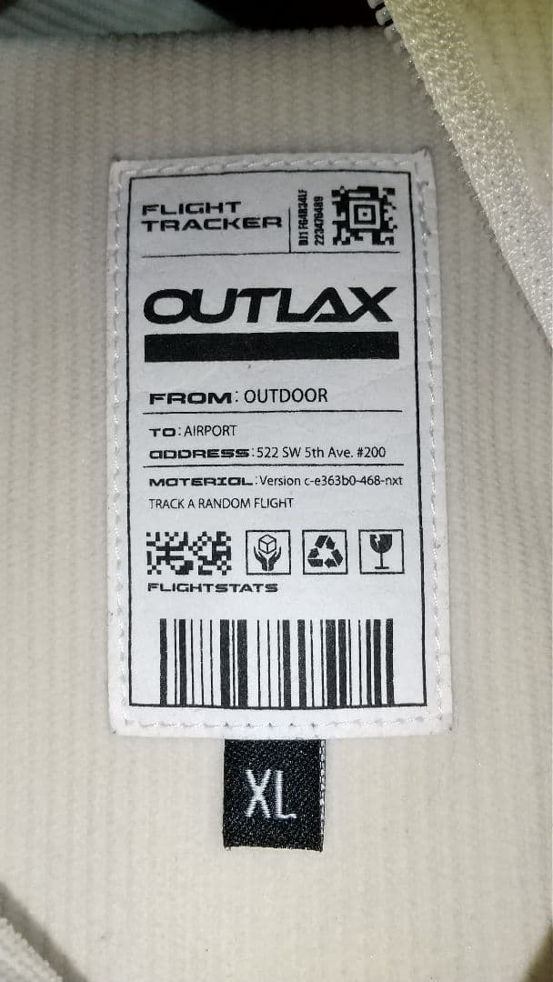 OUTLAX コーデュロイアイボリーセットアップXL　上下セット
