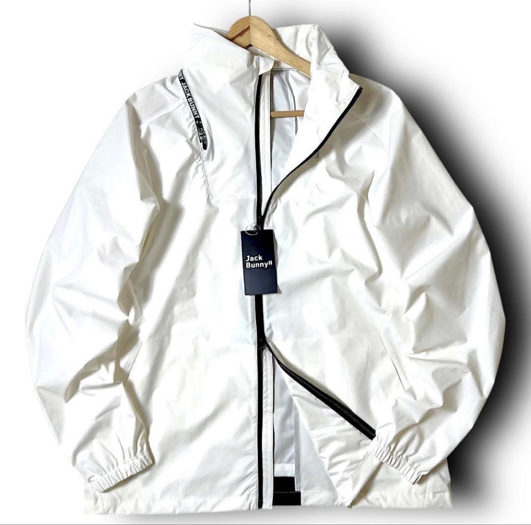 ジャックバニーナイロンストレッチ3レイヤージャケット オールシーズン 白