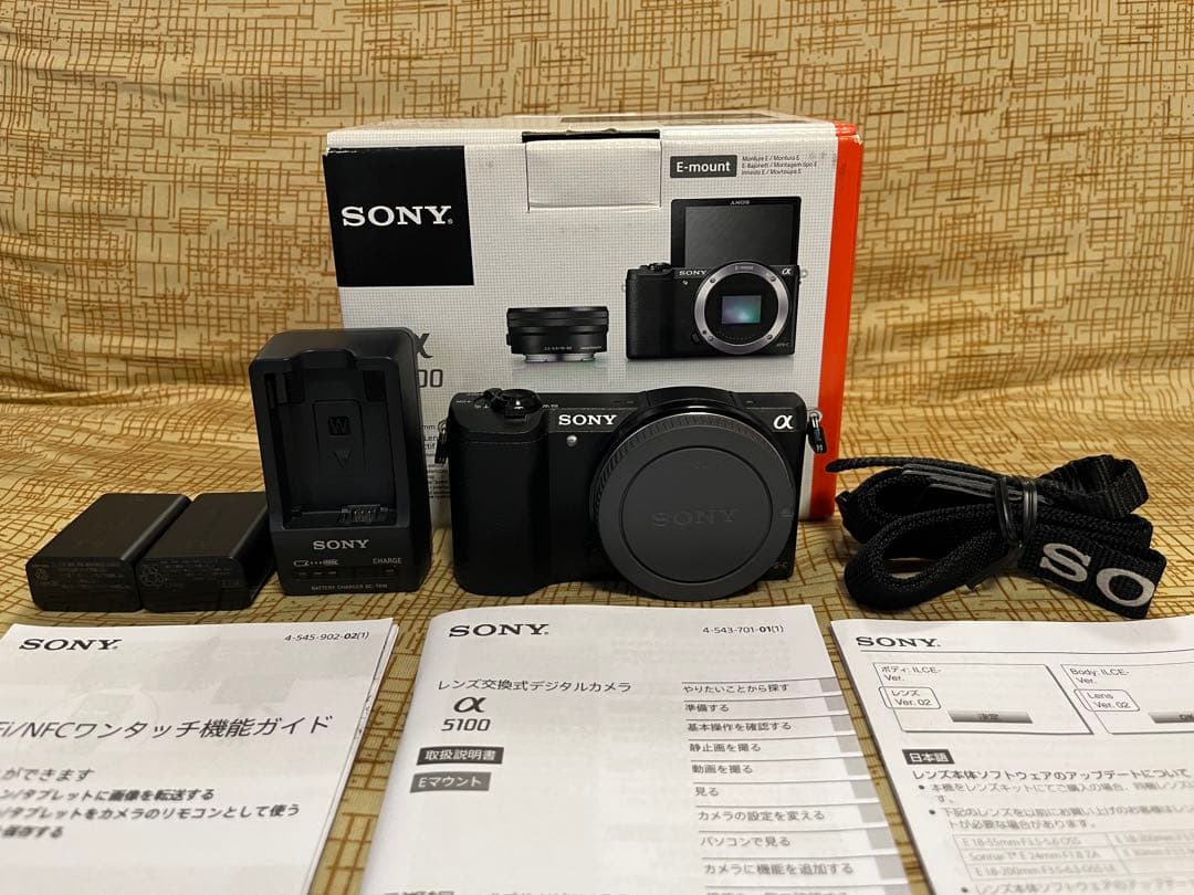 【美品】SONY α5100 ミラーレスカメラ 本体 ショット数少ない2215枚