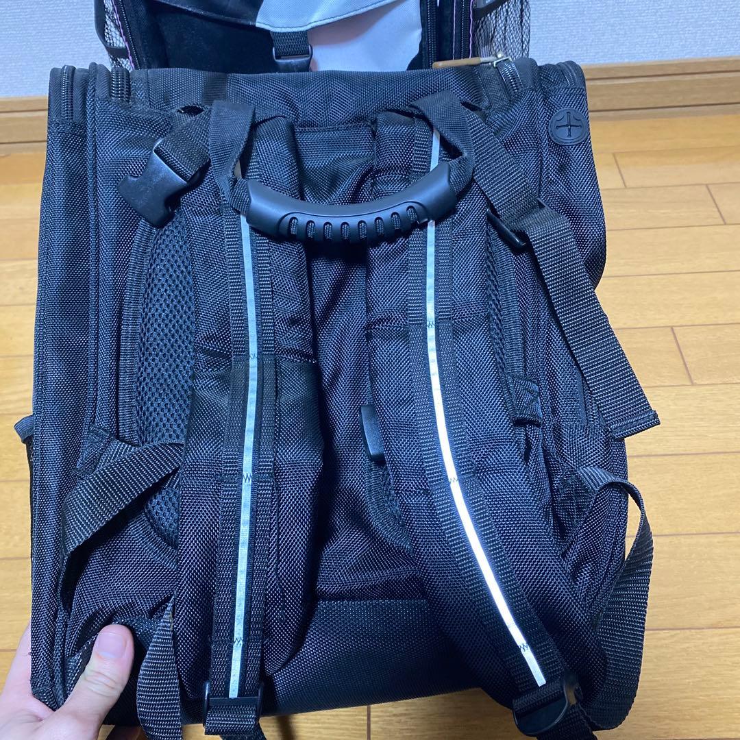 ハイエ　　ZÜCA キャリーカート 黒・白 牛柄　ビジネスバックセット