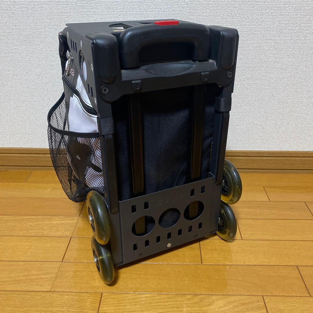 ハイエ　　ZÜCA キャリーカート 黒・白 牛柄　ビジネスバックセット