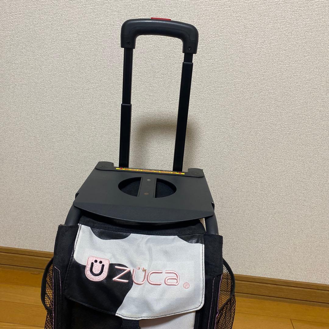 ハイエ　　ZÜCA キャリーカート 黒・白 牛柄　ビジネスバックセット