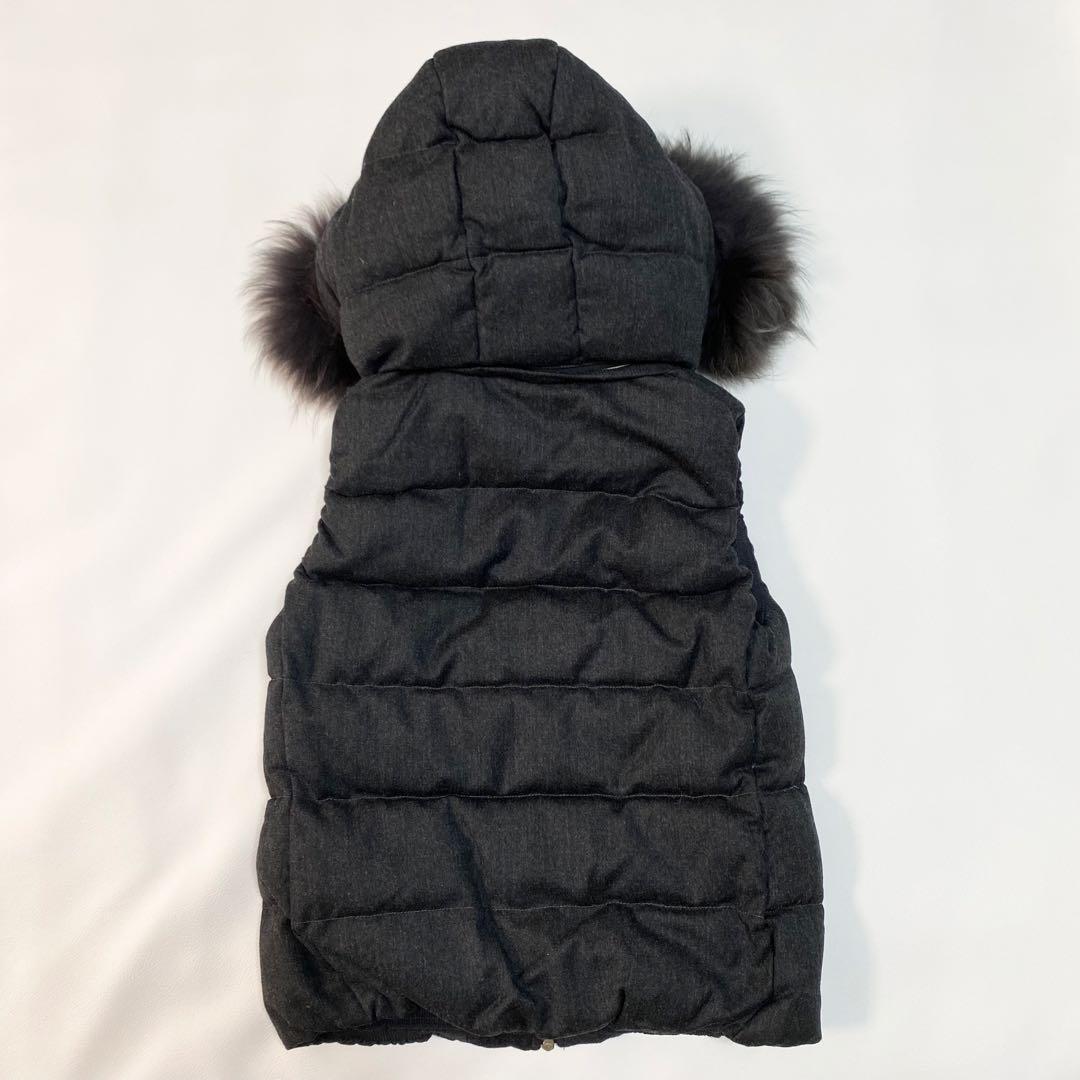 タトラス　 LUSERA ダウンベスト　ラクーンファー3way フード取り外し可