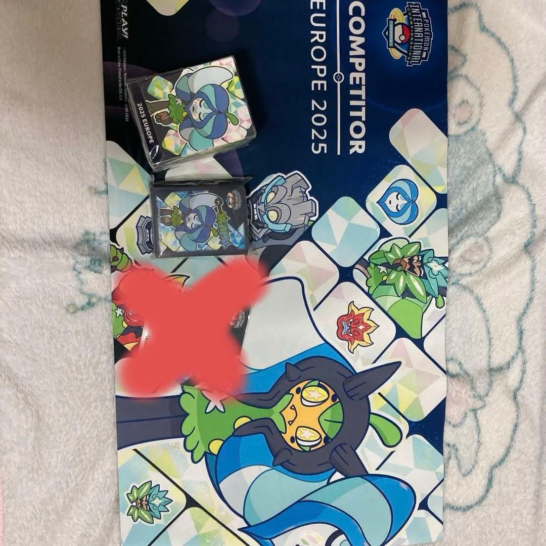 ポケモン EUIC オーガポン プレイマット スリーブ デッキケース ピンズ