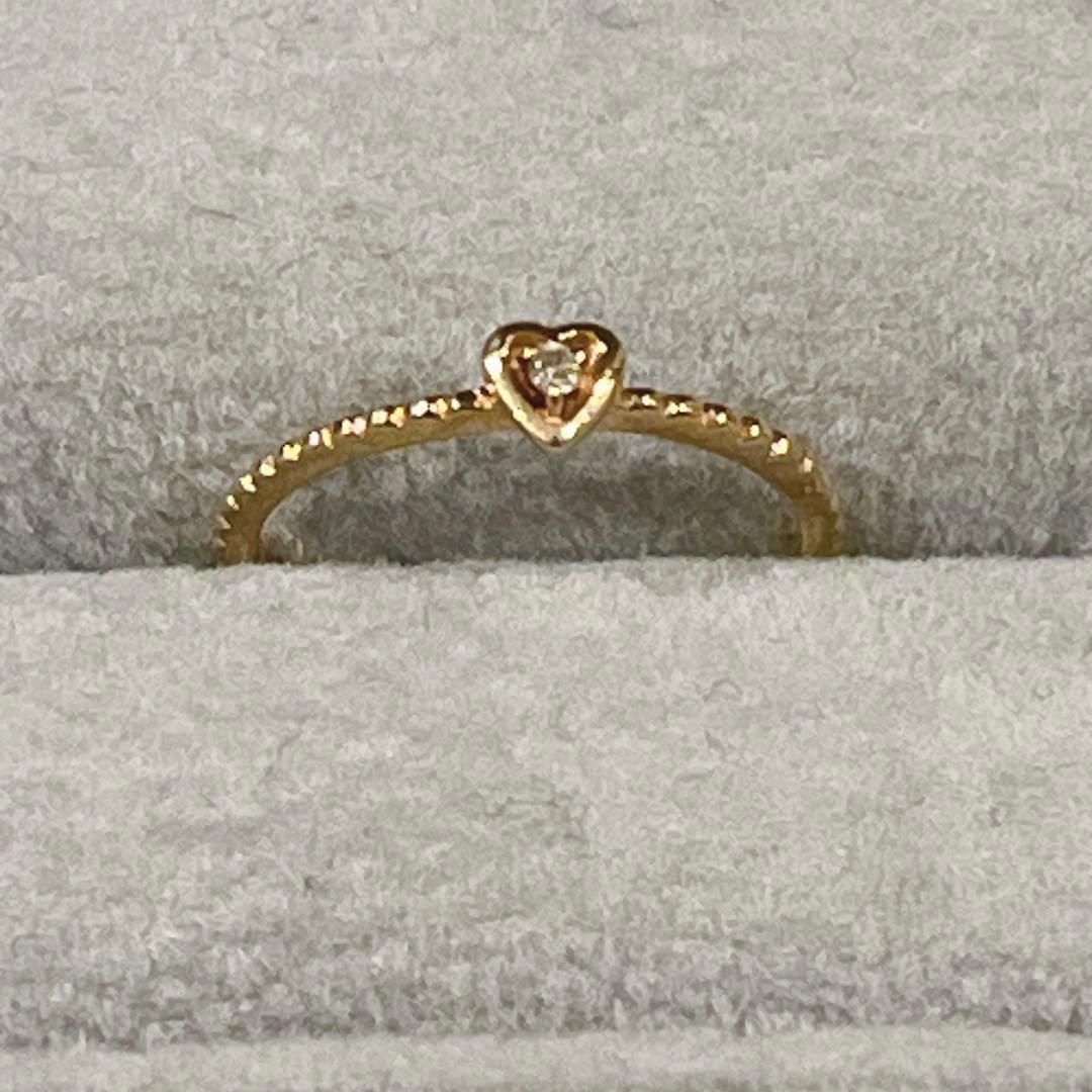 NOJESS ノジェス ハート リング K10 3号 ピンキー