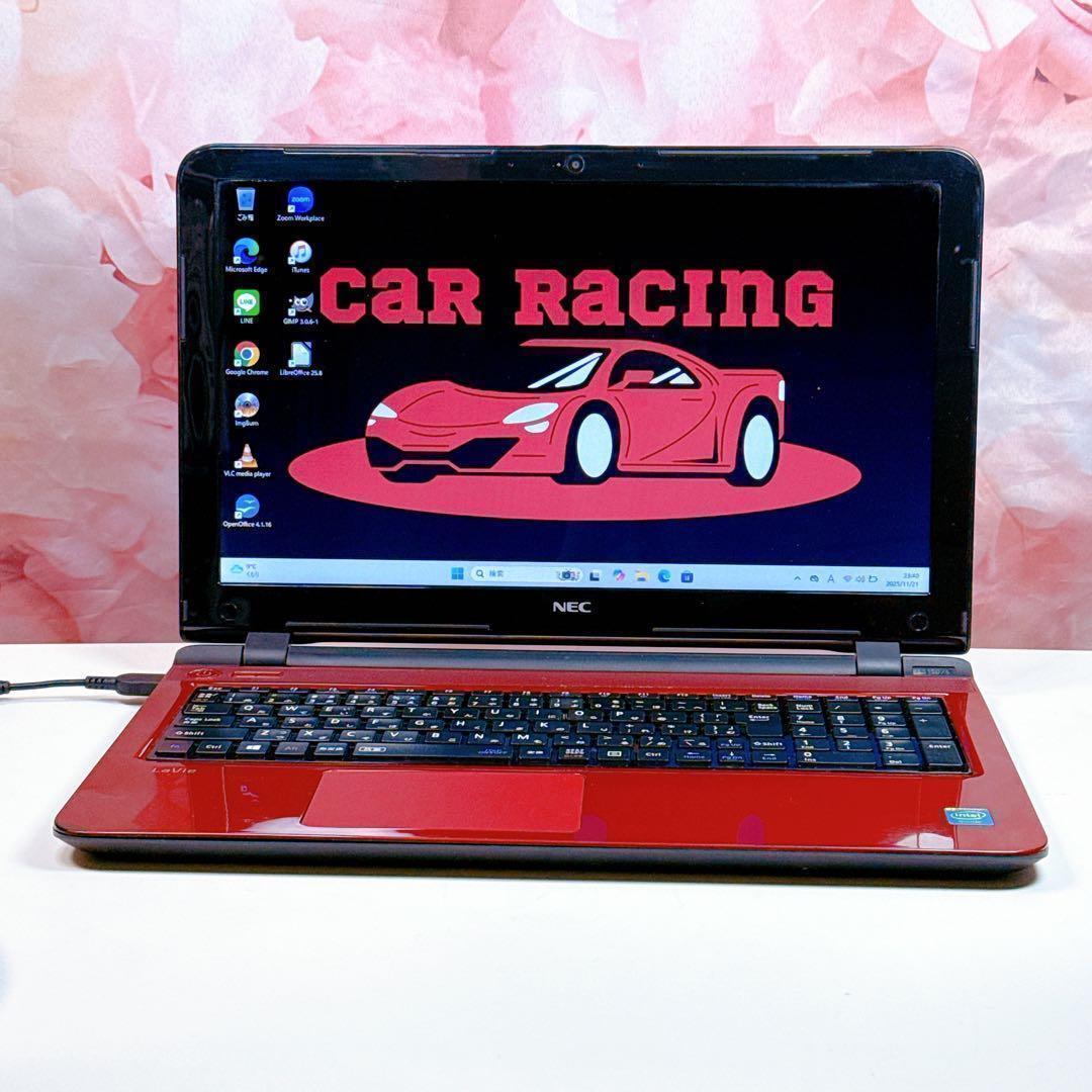 新品爆速SSD✨カメラ ノートパソコン オフィス 薄型✨windows11✨