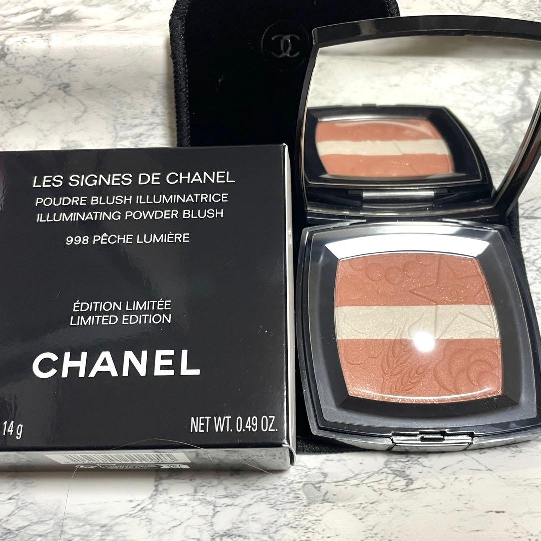 限定品シャネル　チークカラー＆ハイライター 　レ　シーニュ　ドゥ　シャネル998