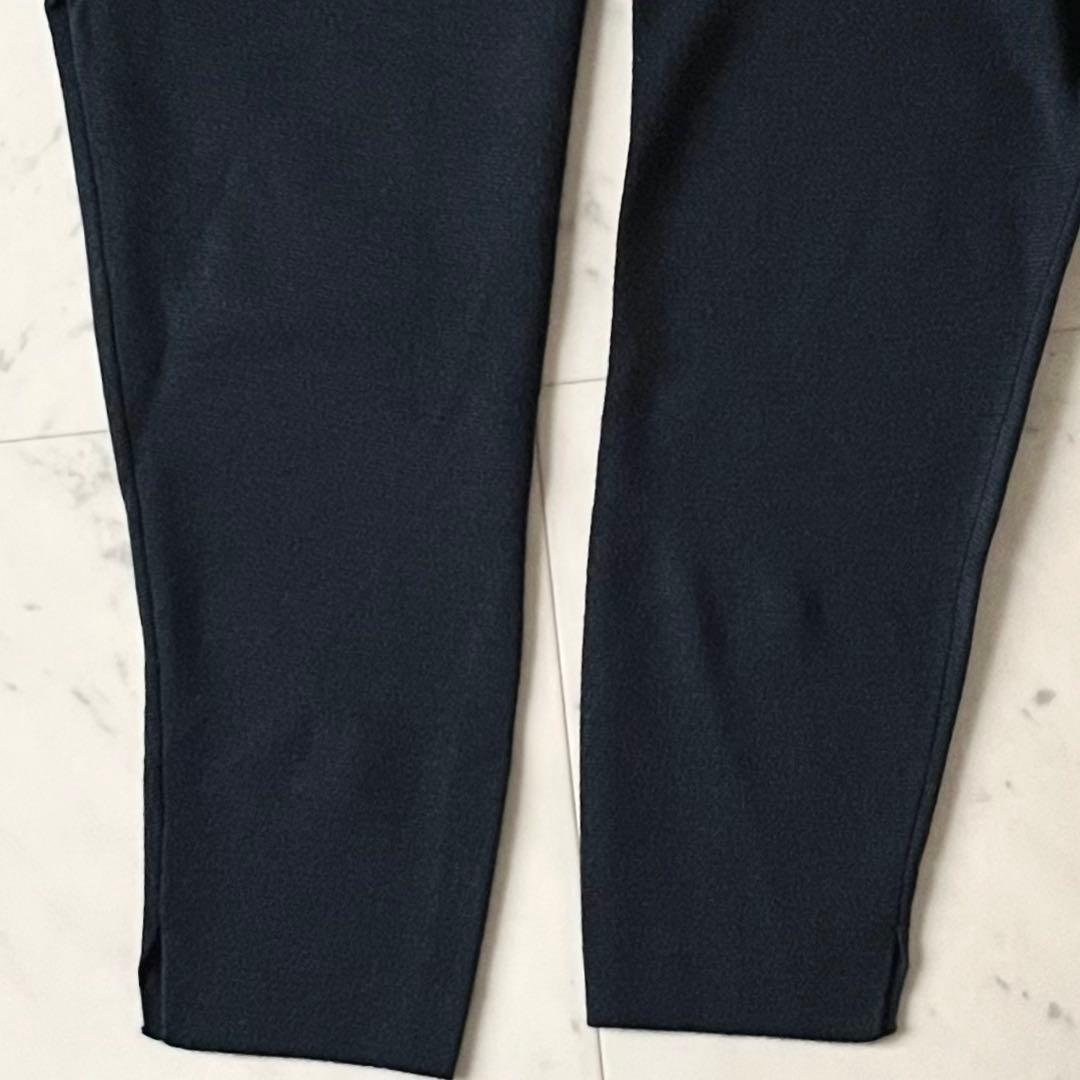 美品♪23区 パールモチーフキーネックプルオーバー 44 大きいサイズ グリーン