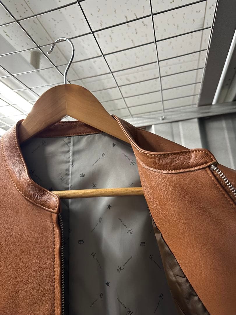 tk.TAKEO KIKUCHI ラムレザーシングルライダース