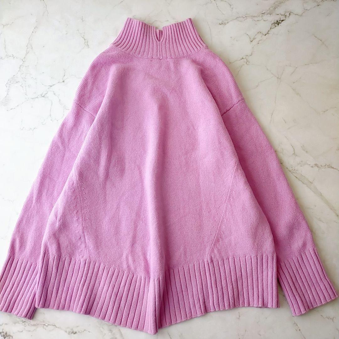 美品　シップス　タートルネックウールセーター　ウールカシミヤ100%