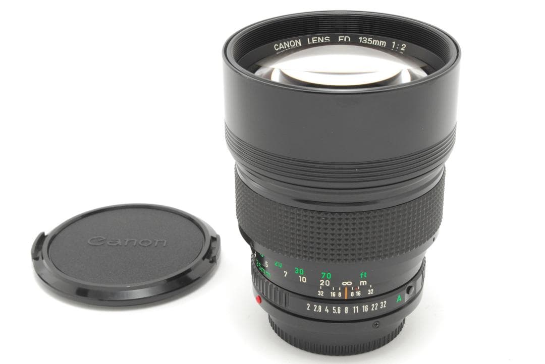 レンズ(単焦点) Canon new FD 135mm f2 Lens #6046