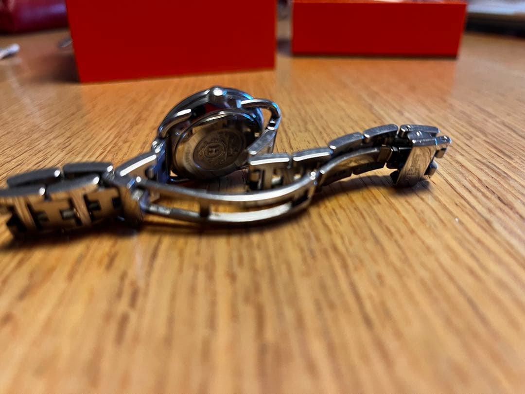 HERMES 腕時計 シルバー⭐︎レディース使用品【電池交換済み】