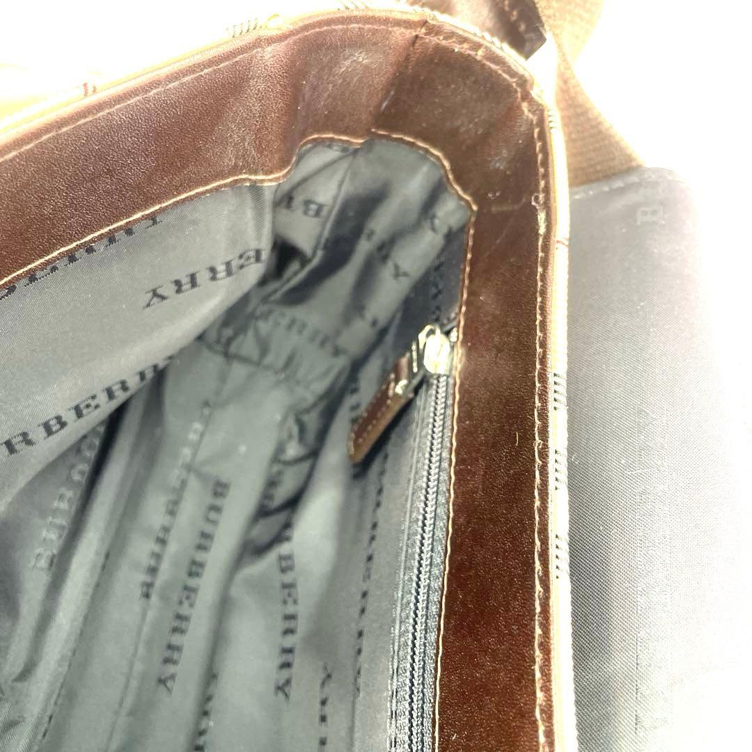 BURBERRY バーバリー ノバチェック 本革　ミニショルダーバッグ