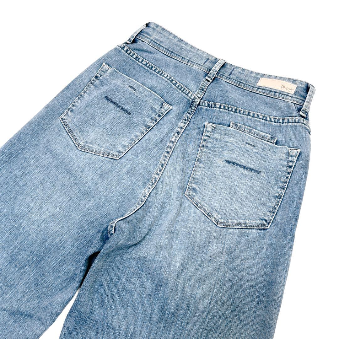 【美品】ヤヌーク LEA Really Light ボーイズストレート 25