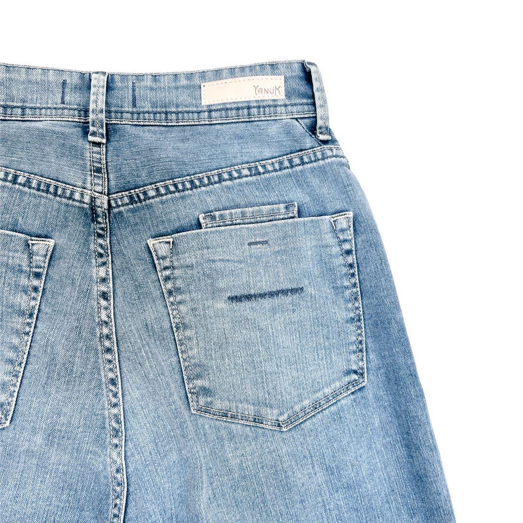 【美品】ヤヌーク LEA Really Light ボーイズストレート 25