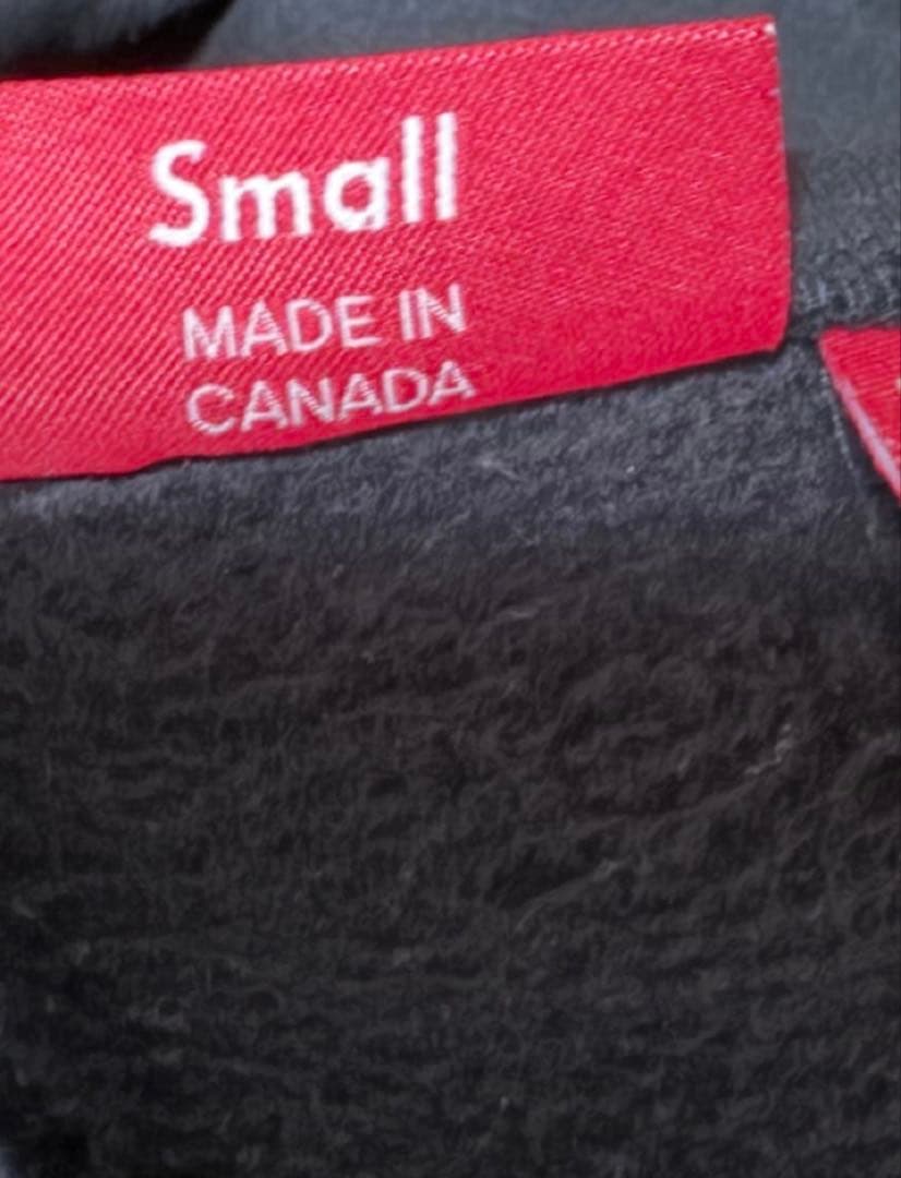 本物 シュプリーム スモールボックスロゴジップアップパーカー サイズS ブラック