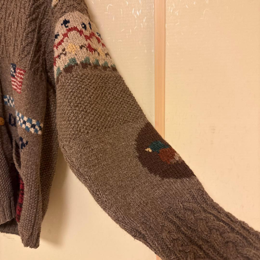 ラルフローレンカントリー　ニットカーディガン