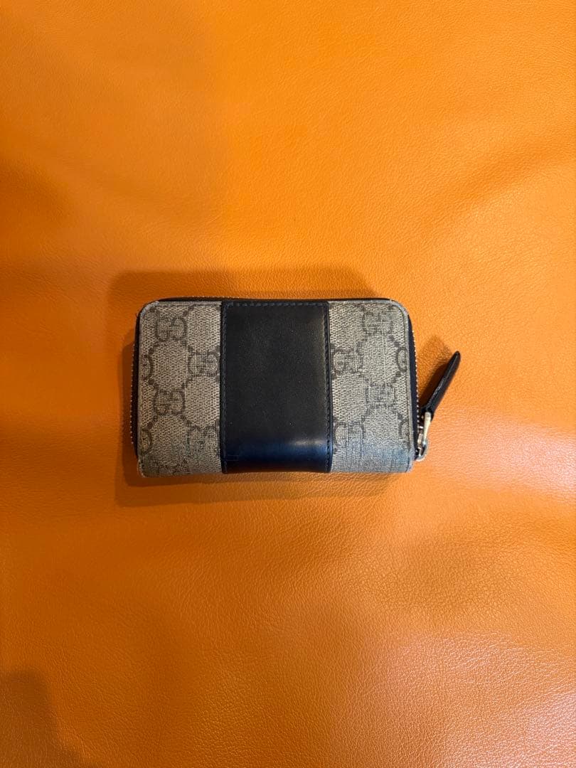美品 GUCCI グッチ ケース GGスプリーム レザーPVC