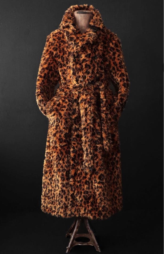 ブラックサイン BLACK SIGN 豹柄 ヒョウ柄コート