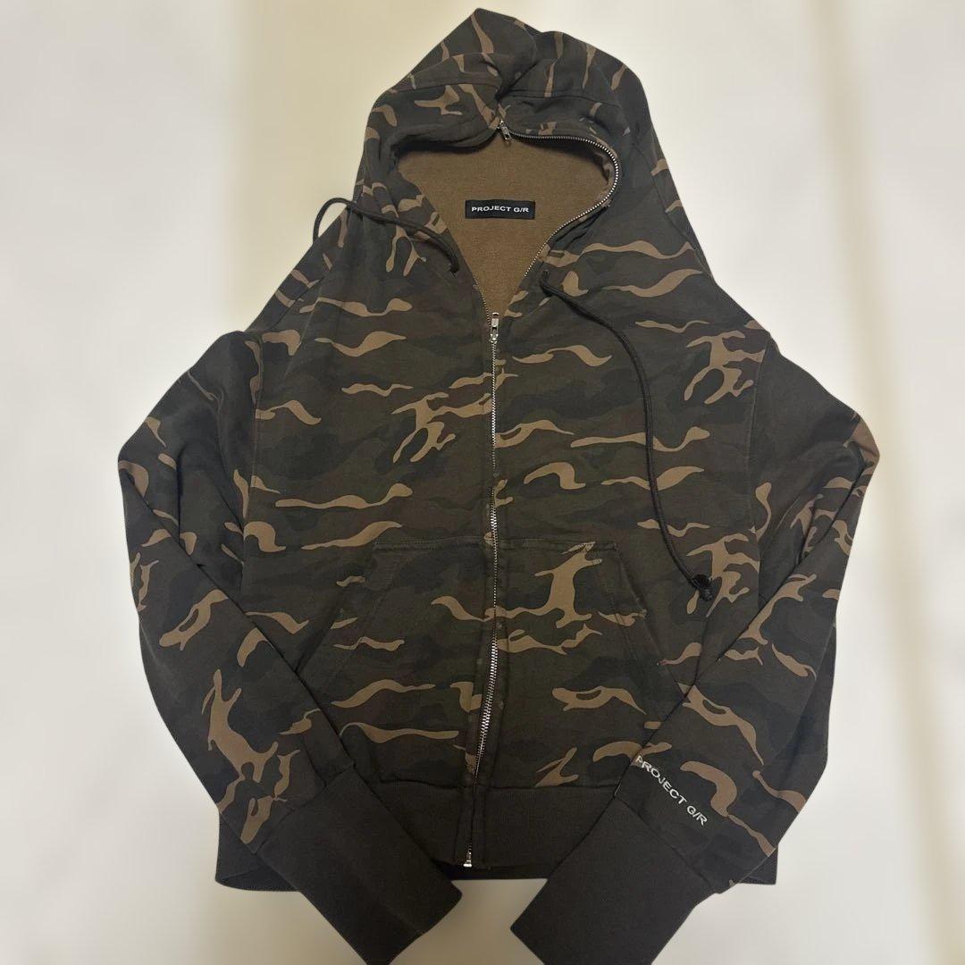 PROJECT G/R ZYGON ZIP HOODIE カモフラージュ