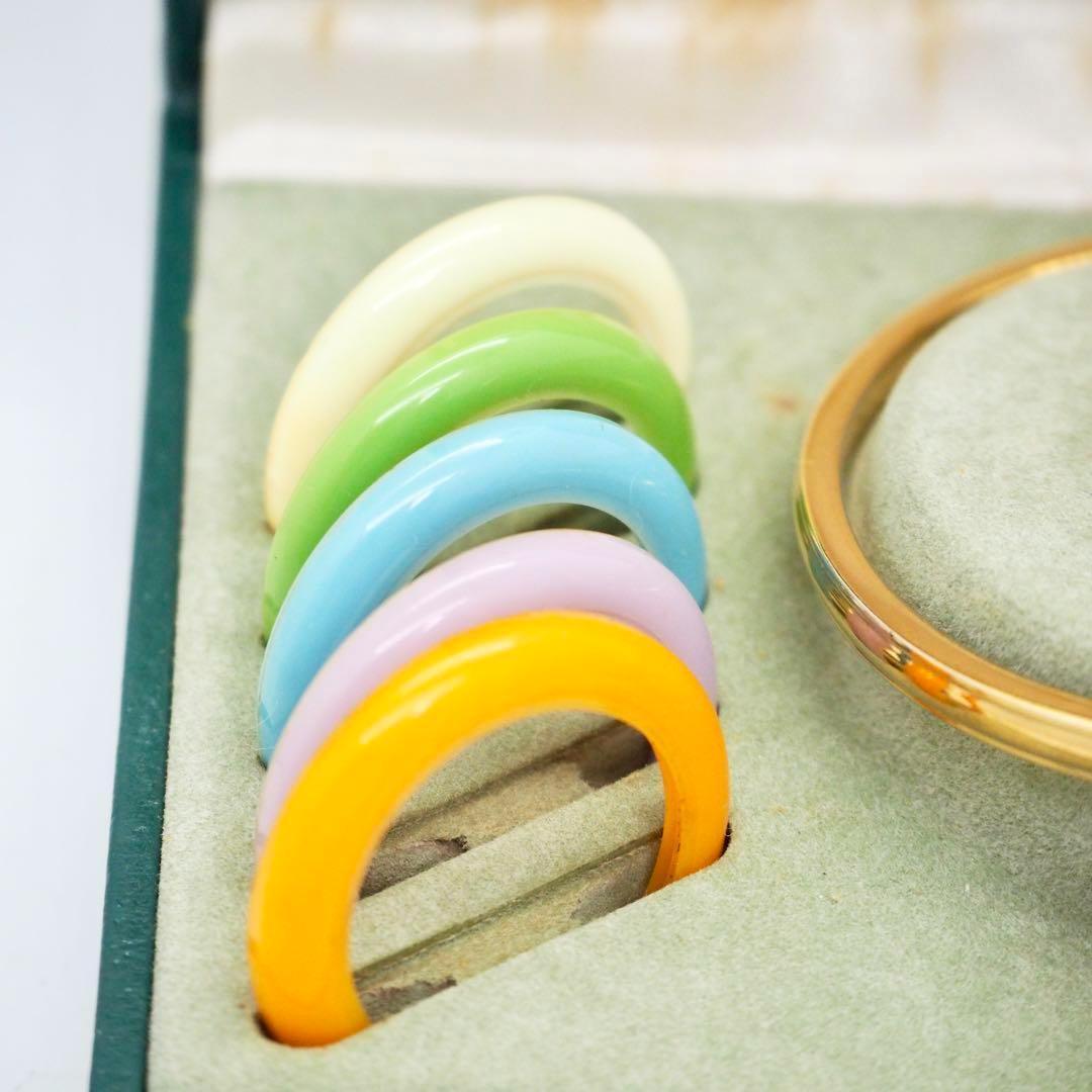 617 稼働【完備品】GUCCI　時計　チェンジベゼル　シェリーライン　箱付き