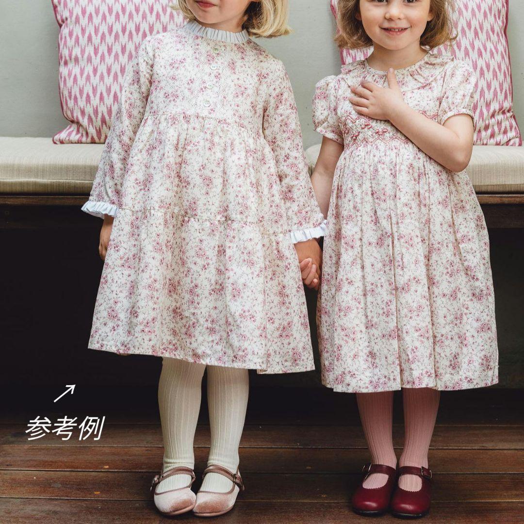 新品 Amaia kids 花柄 長袖ワンピース 10y