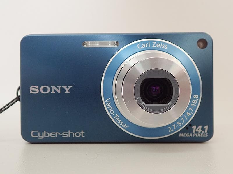 ★882 SONY サイバーショット DSC-W350 ブルー 付属品付き