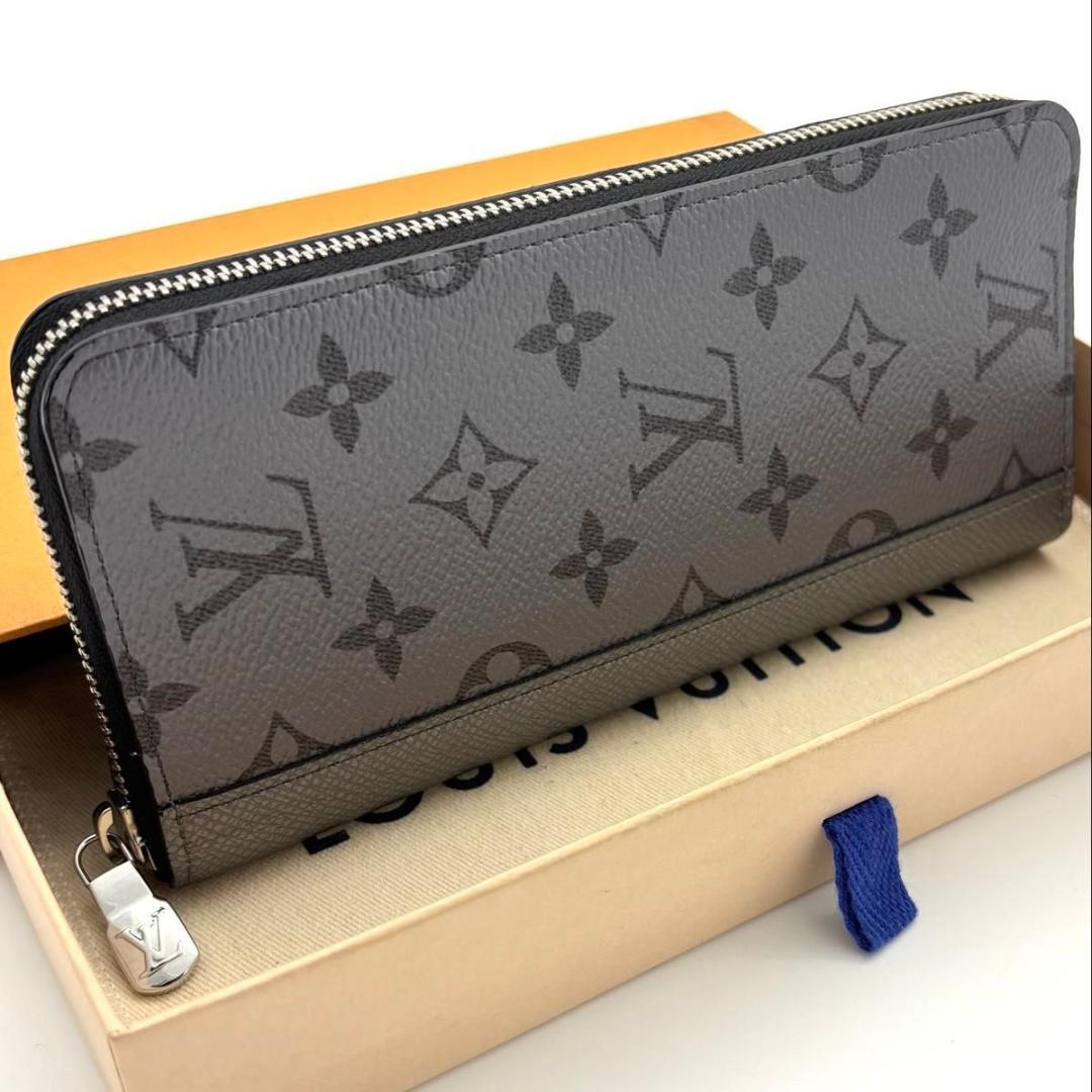 【現行 未使用に近い】ルイヴィトン タイガラマ ジッピーヴェルティカル 長財布