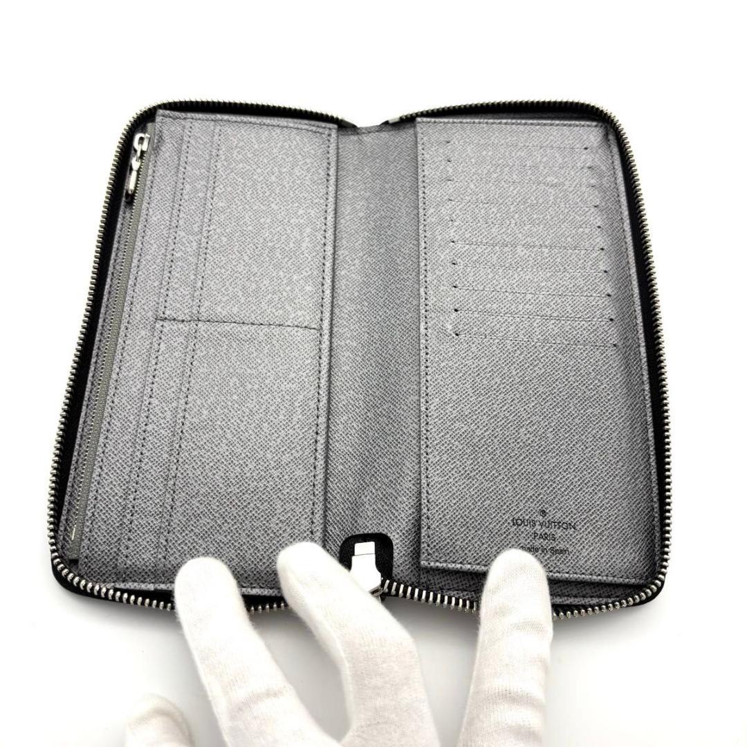 【現行 未使用に近い】ルイヴィトン タイガラマ ジッピーヴェルティカル 長財布