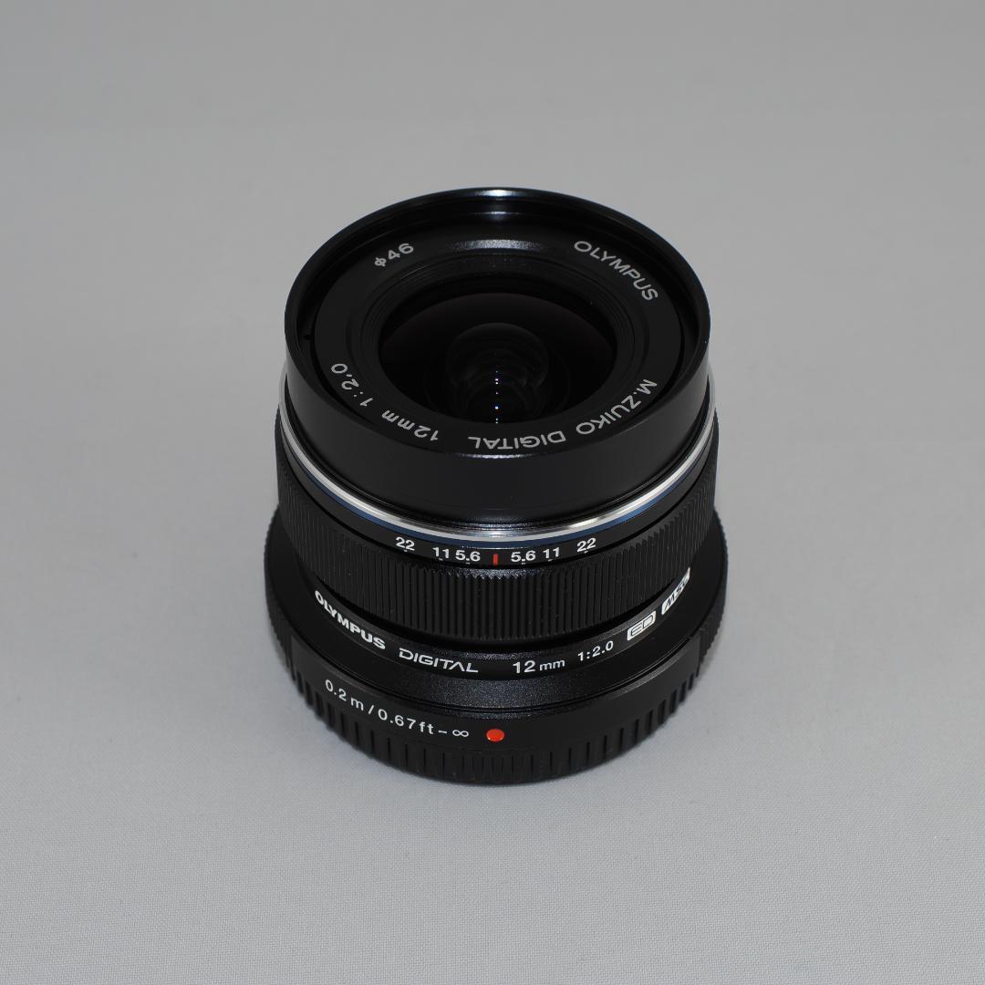 M.ZUIKO DIGITAL ED 12mm F2.0　フード付　美品最終値下