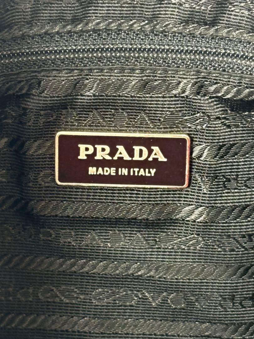 美品PRADAナイロントート黒TESSUTO CITY大容量ミニボストンギャラ有